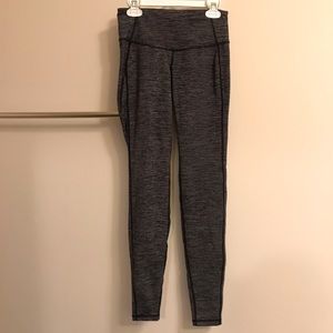 Old Navy active gray/black striped leggings XS